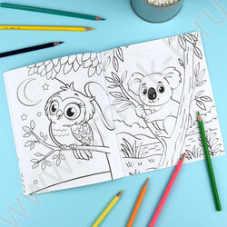 Раскраска А5 Милые животные NEW | Фото 5