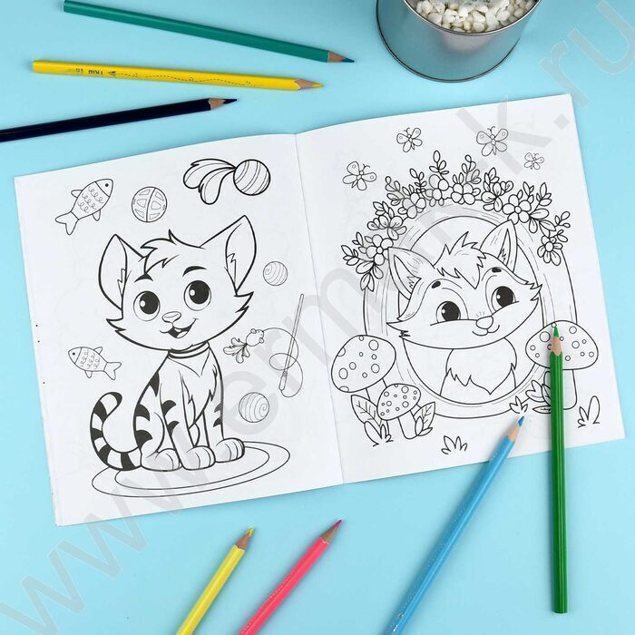 Раскраска А5 Милые животные NEW | Фото 7