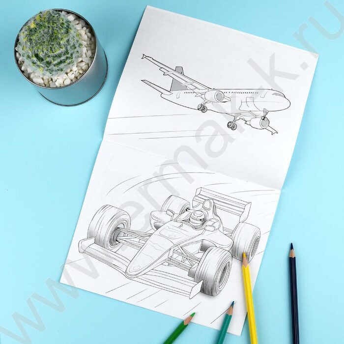 Раскраска А5 Транспорт NEW | Фото 4