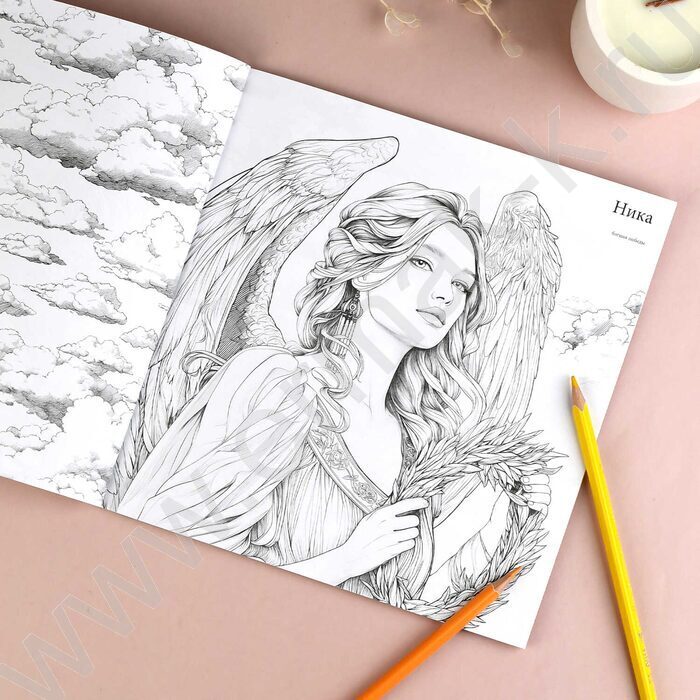 Раскраска 215*215 Красивые девушки.Богини NEW | Фото 6