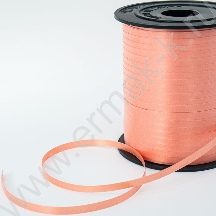 Лента полипроп. 0,5см*250ярд (240м), персик NEW | Фото 2