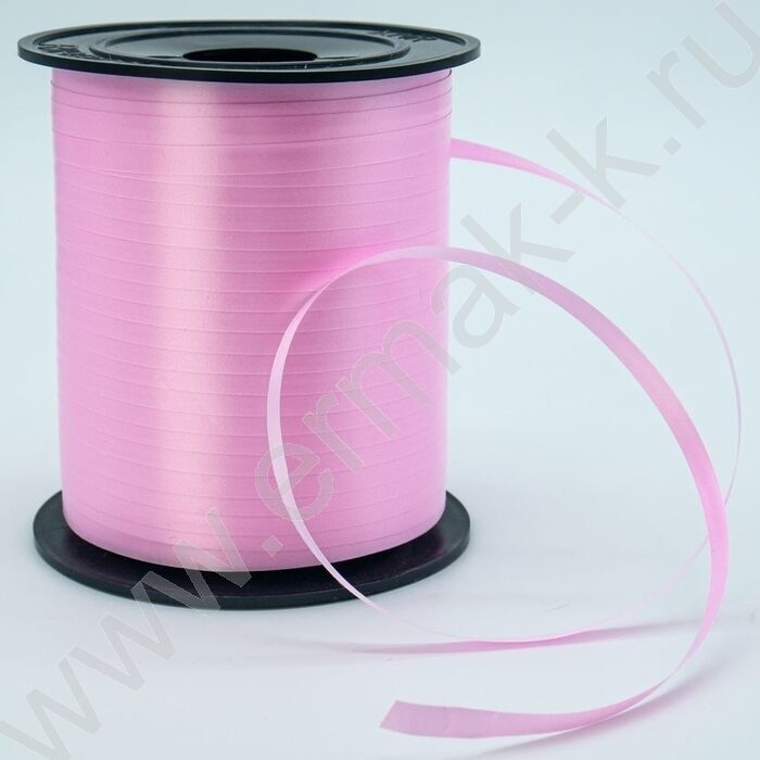 Лента полипроп. 0,5см*250ярд (240м), светло-розовая NEW | Фото 2