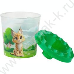 Стакан - непроливайка одинарный Забавные животные-16 NEW | Фото 3