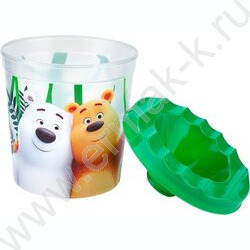 Стакан - непроливайка одинарный Забавные животные-18 NEW | Фото 3