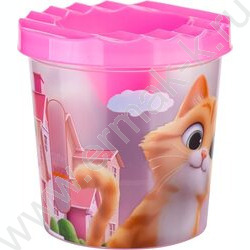 Стакан - непроливайка одинарный Забавные коты-8 NEW | Фото 2