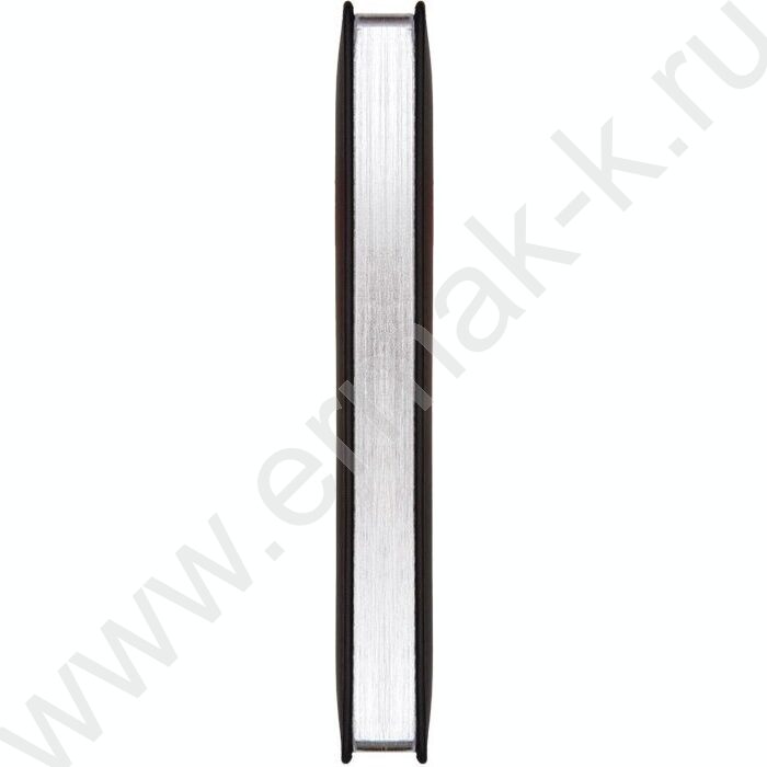 Ежедневник 2027г A5 168л "Major" черный /тв.обл. иск.кожа /2 ляссе /с серебристым срезом NEW | Фото 2