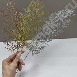 Новогодний сувенир "Лист водоросли" 40см. /ассорти NEW | Фото 4