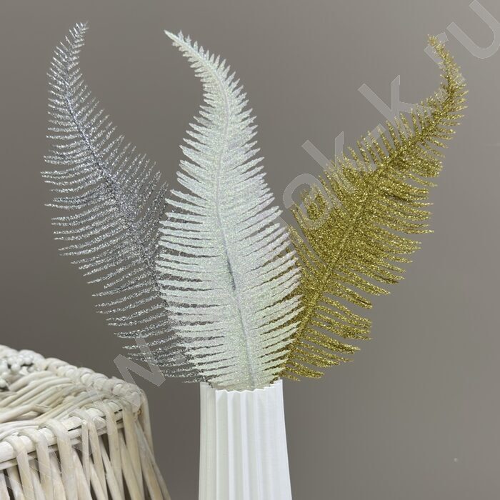 Новогодний сувенир "Ветка - перо"  27см. /ассорти NEW | Фото 2