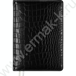 Ежедневник 2027г A5 168л "Wild" черный /тв.обл. иск.кожа /золотой срез /2 ляссе NEW | Фото 1