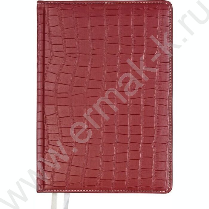 Ежедневник 2027г B6 168л "Wild" бордовый /тв.обл. иск.кожа /золотой срез /2 ляссе NEW | Фото 1