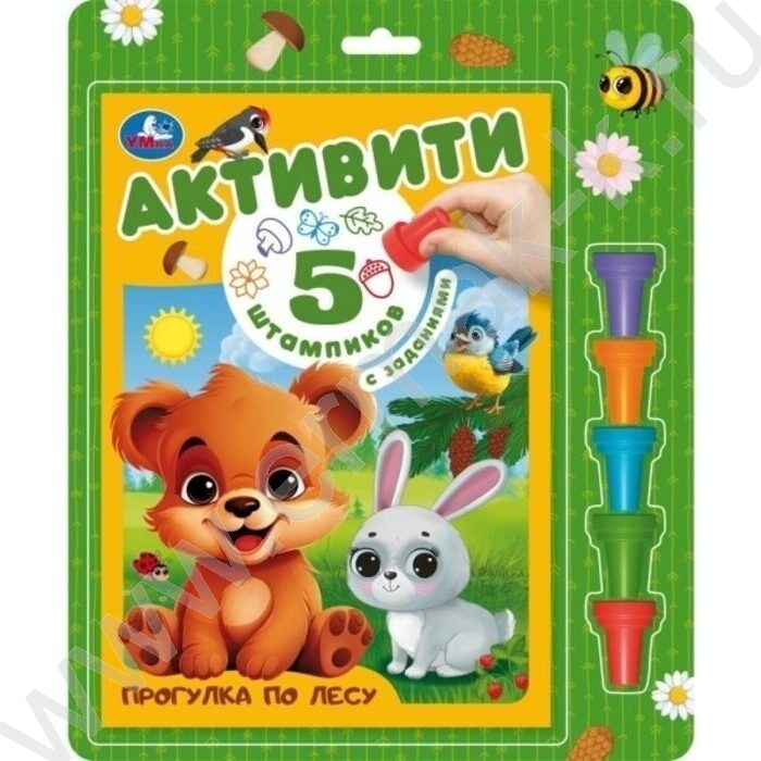 Книжка А4 Активити.Прогулка по лесу NEW | Фото 1