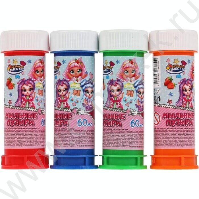 Мыльные пузыри 60мл "Куклы-модницы" NEW | Фото 1
