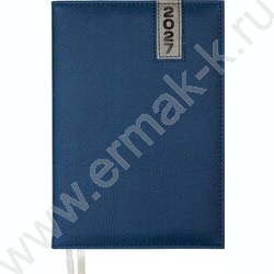 Ежедневник 2027г A5 167л "Vertical" синий /тв.обл. иск.кожа с поролоном /2 ляссе NEW | Фото 1