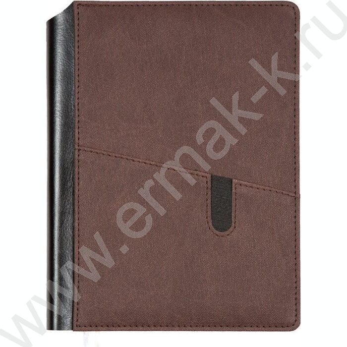 Ежедневник 2027г A5 168л "Brighton" коричневый /тв.комб.обл. иск.кожа /карман для телефона /2 ля NEW | Фото 1