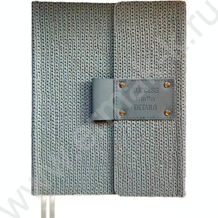 Ежедневник н/дат A5 160л "Sharon" голубой /тв.комб.обл. иск.кожа /магнитная створка /2 ляссе NEW | Фото 1