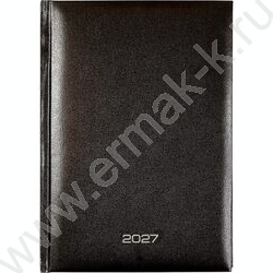 Ежедневник 2027г A5 168л "Orion" черный /тв.обл. бумвинил с поролоном /1 ляссе NEW | Фото 1