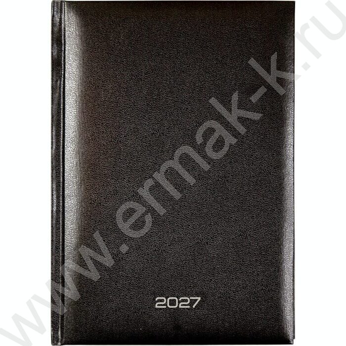 Ежедневник 2027г A5 168л "Orion" черный /тв.обл. бумвинил с поролоном /1 ляссе NEW | Фото 1