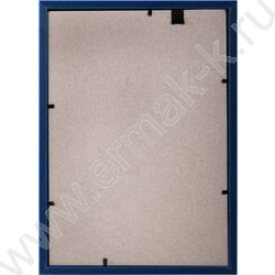 Фоторамка  21*30см пластик, багет 12мм "HIT2" /синяя, стекло NEW | Фото 4