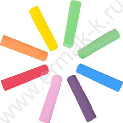 Мел цветной  8цв д/асфальта ведро, круглый NEW | Фото 4