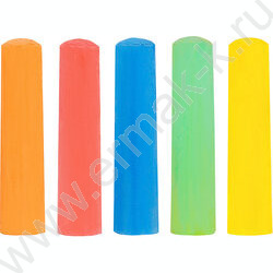 Мел цветной 10цв 5цв д/асфальта, круглый NEW | Фото 2