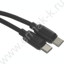 Кабель X115 51998 USB Type-C (m)-USB Type-C (m) 1м /черный NEW | Фото 1