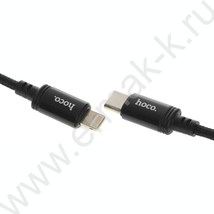 Кабель X89 Wind iP USB Type-C (m)-Lightning (m) 1м /черный NEW | Фото 2