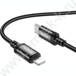 Кабель X89 Wind iP USB Type-C (m)-Lightning (m) 1м /черный NEW | Фото 3