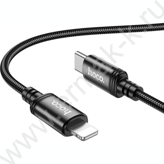 Кабель X89 Wind iP USB Type-C (m)-Lightning (m) 1м /черный NEW | Фото 3