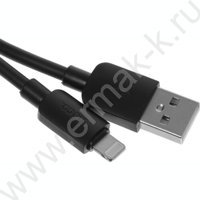 Кабель X96 Hyper iP USB (m)-Lightning (m) 1м /черный NEW | Фото 3
