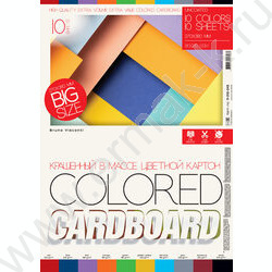 Картон цв. А3 10л/10цв Крашенный в массе 230 г/кв.м NEW | Фото 1