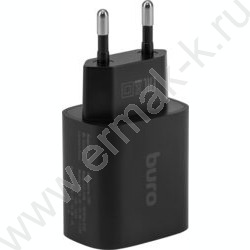 Сетевое зар./устр. BUWD1 20W 3A (PD+QC) USB-C/USB-A универсальное /черный NEW | Фото 5