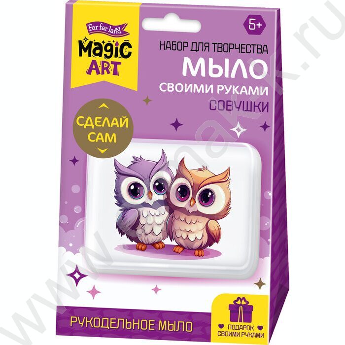 Набор д/творчества Изготовление мыла Рукодельное мыло с картинкой "Совушка" NEW | Фото 1