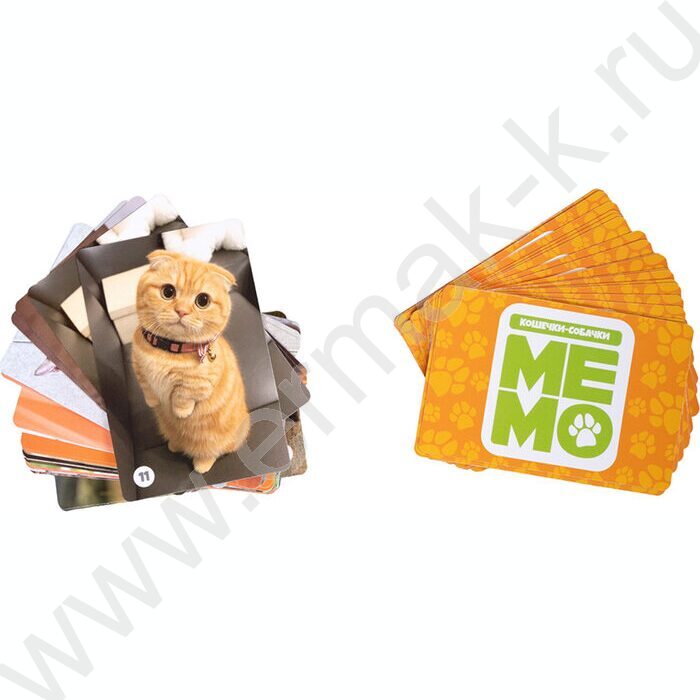 Мемо Кошечки-собачки 50 карточек NEW | Фото 5