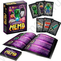 Мемо Кубикрафт 50 карточек NEW | Фото 3