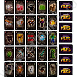 Мемо Кубикрафт 50 карточек NEW | Фото 5