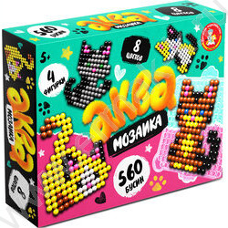 Набор д/творчества Аквамозаика Котики 560 эл NEW | Фото 1