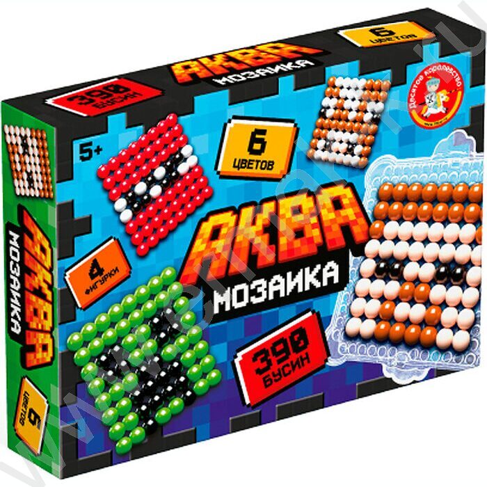 Набор д/творчества Аквамозаика Пиксельный мир 260 эл NEW | Фото 1