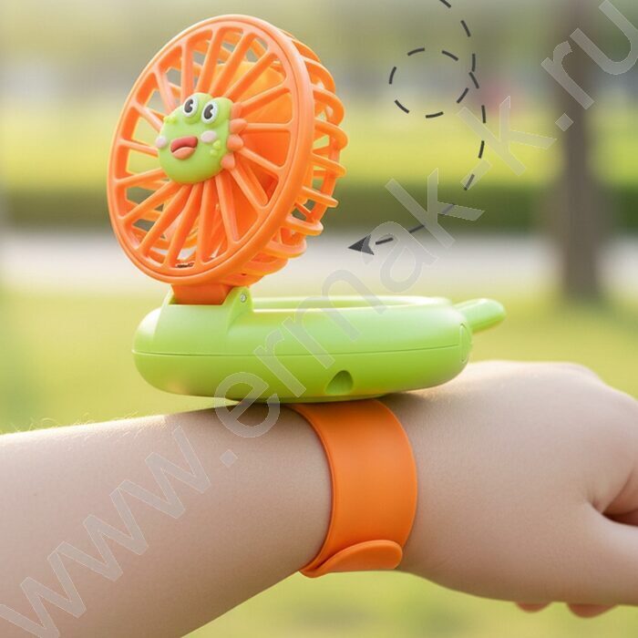 Вентилятор ручной Браслет (USB) свет 8*4*6см NEW | Фото 4