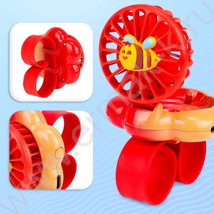 Вентилятор ручной Браслет (USB) свет7*6*3.8см NEW | Фото 5