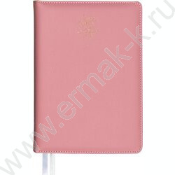 Ежедневник н/дат A5 160л "Ester" розовый /тв.обл. иск.кожа с поролоном /2 ляссе NEW | Фото 1