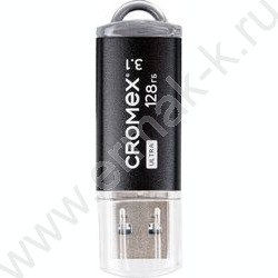 Съемный носитель информации 128GB USB Ultra <USB 3.1> металлический корпус, черный NEW | Фото 2