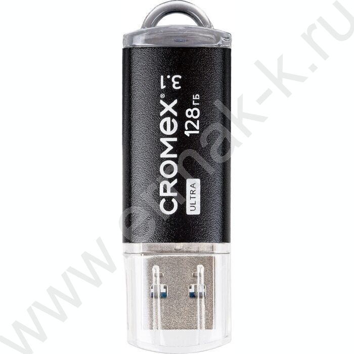 Съемный носитель информации 128GB USB Ultra <USB 3.1> металлический корпус, черный NEW | Фото 2