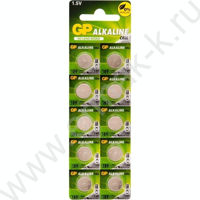 Батарейка "Alkaline" 189A (G10, LR54, LR1130, LR1131) / 10 шт NEW | Фото 3