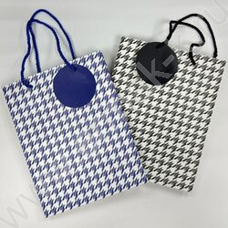 Пакет подарочный 23*18*10см. "Клетка" /ассорти NEW | Фото 1