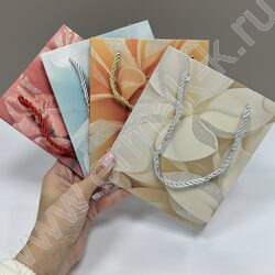 Пакет подарочный 14*7*17см. "Цветы" /ассорти NEW | Фото 5