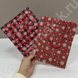 Пакет подарочный 23*18*10см. "Зимний" /ассорти NEW | Фото 3