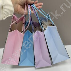 Пакет подарочный 18*23*10см. "Ваза с цветами" /ассорти NEW | Фото 4