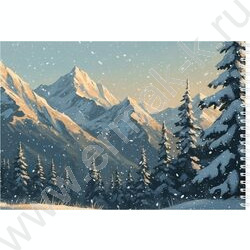 Альбом д/рисования-спираль 40л "Зимние звери" ассорти NEW | Фото 4