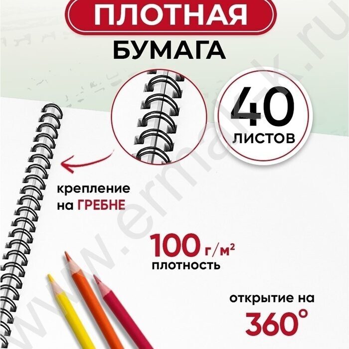 Альбом д/рисования-спираль 40л "Стиль и скорость" ассорти NEW | Фото 4