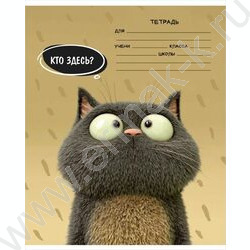 Тетрадь  24л клетка "Забавные животные-13" 5видов NEW | Фото 2